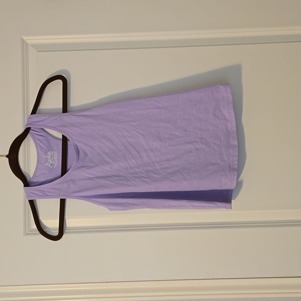 Azarhia Lavender Racer Back Tank Top. Youth XL. NWT